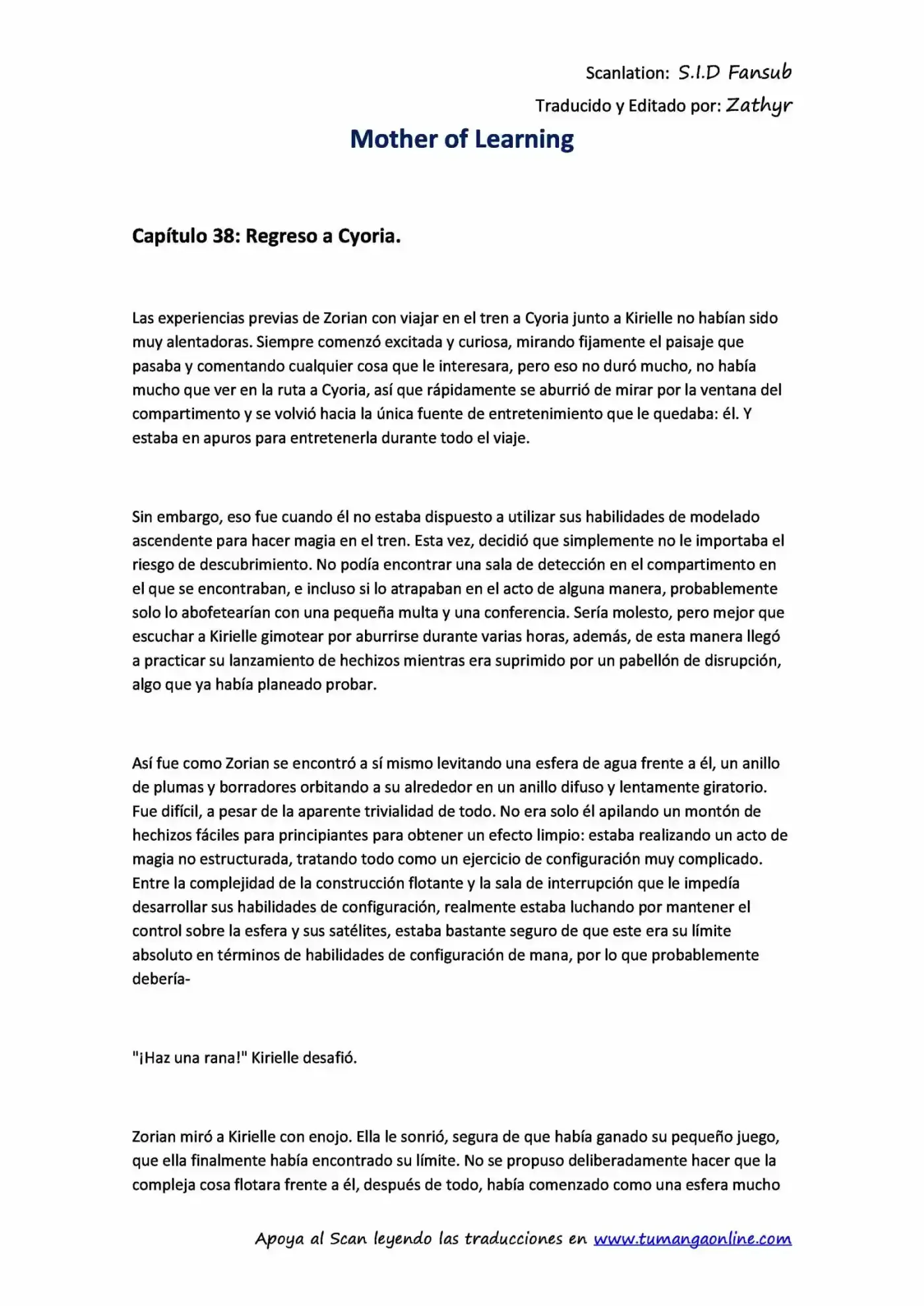 Mother of Learning (2011) - Capítulo 38 - Página 1 - LectorTMOo