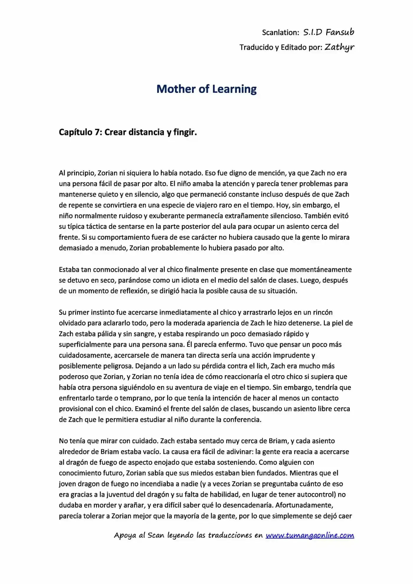 Mother of Learning (2011) - Capítulo 7 - Página 1 - LectorTMOo