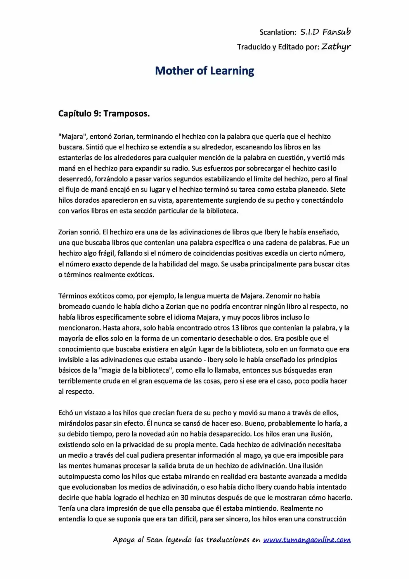 Mother of Learning (2011) - Capítulo 9 - Página 1 - LectorTMOo