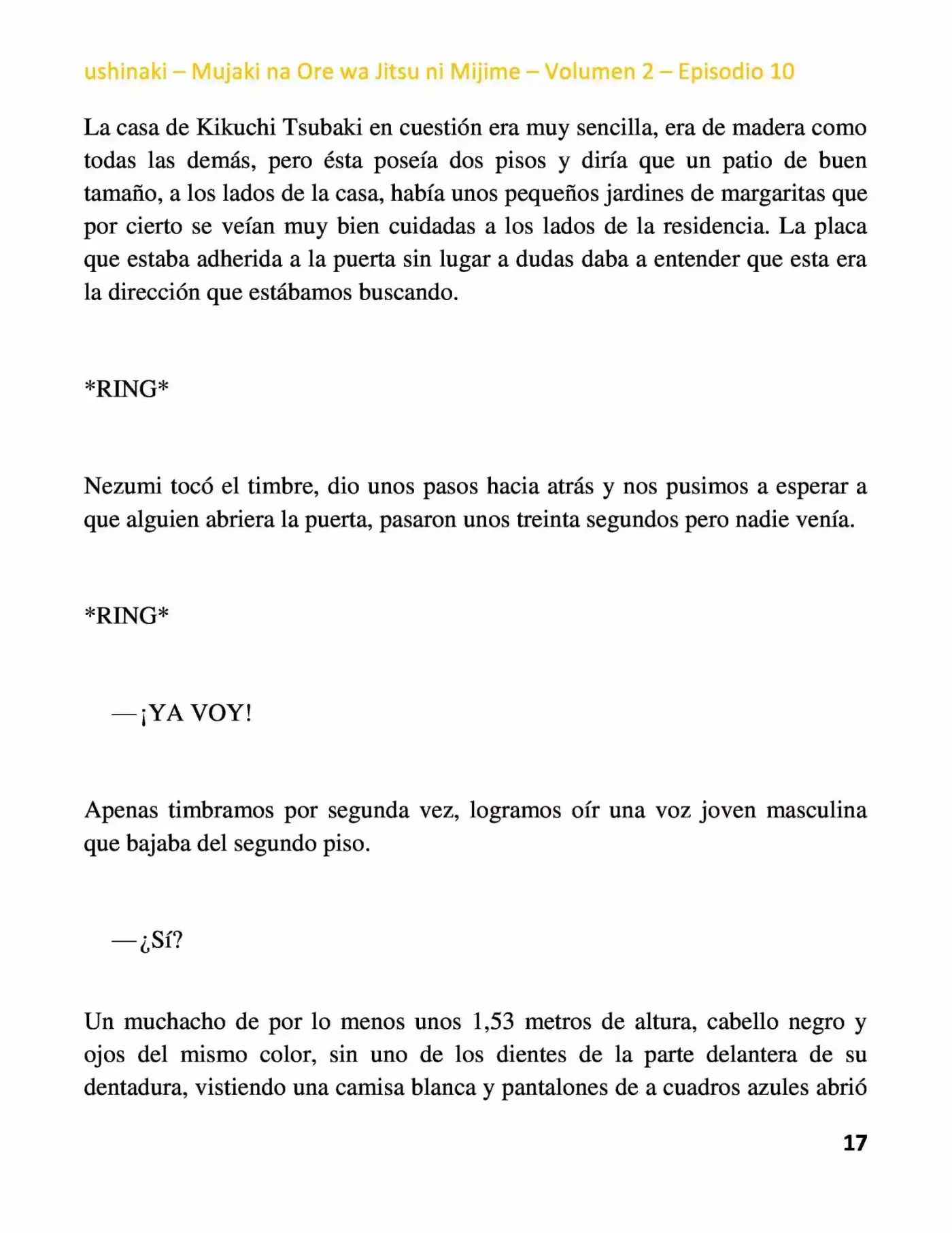 Mujaki na Ore wa Jitsu ni Mijime (2017) - Capítulo 10 - Página 17 - LectorTMOo