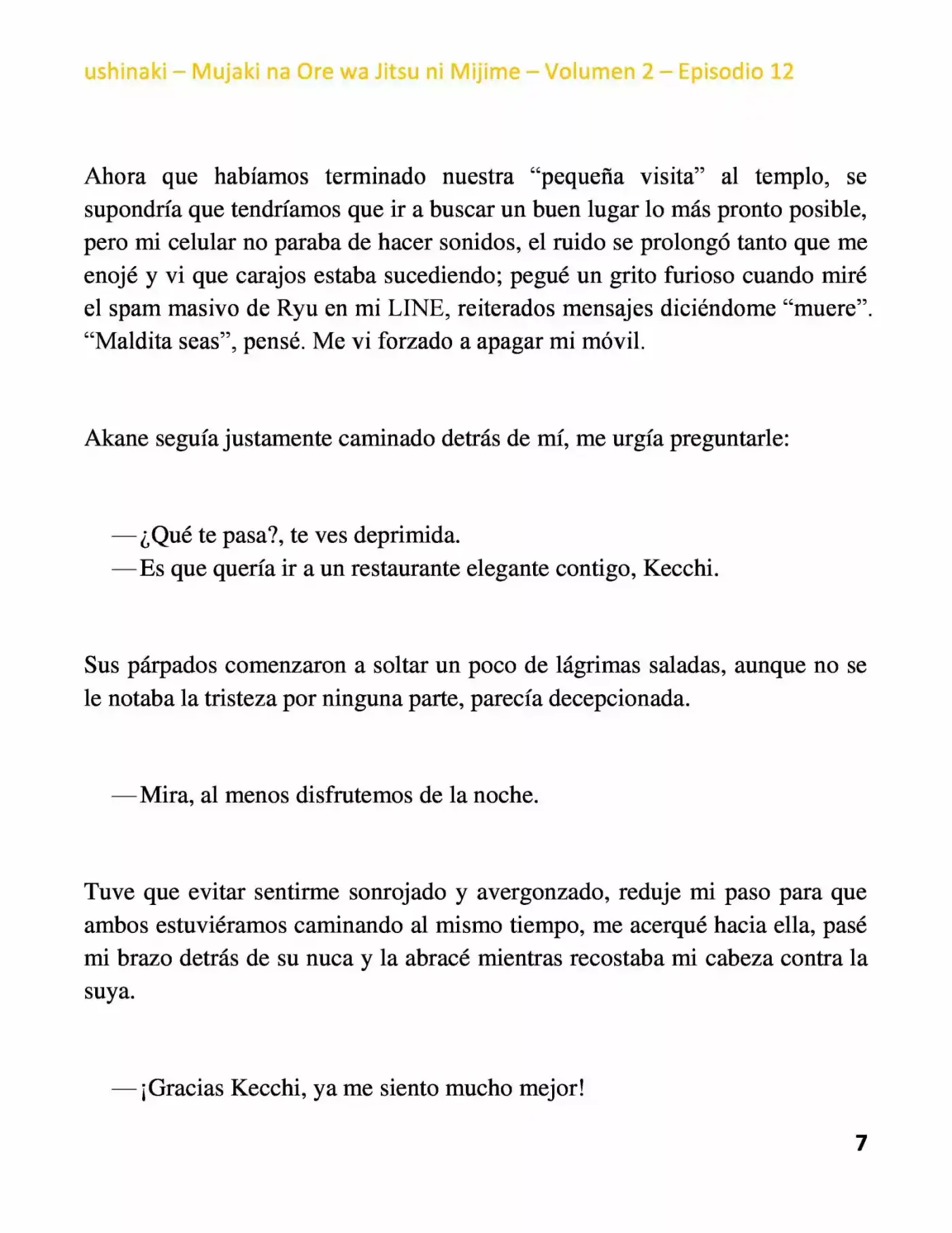 Mujaki na Ore wa Jitsu ni Mijime (2017) - Capítulo 12 - Página 7 - LectorTMOo