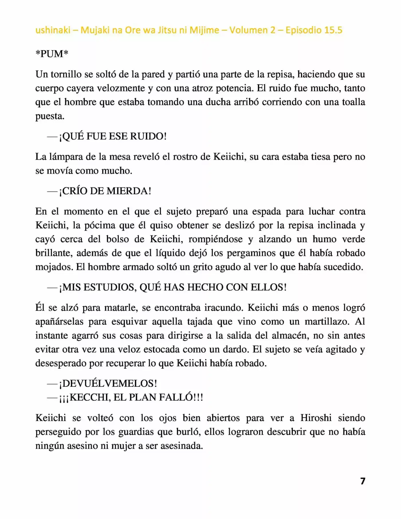 Mujaki na Ore wa Jitsu ni Mijime (2017) - Capítulo 15.5 - Página 7 - LectorTMOo