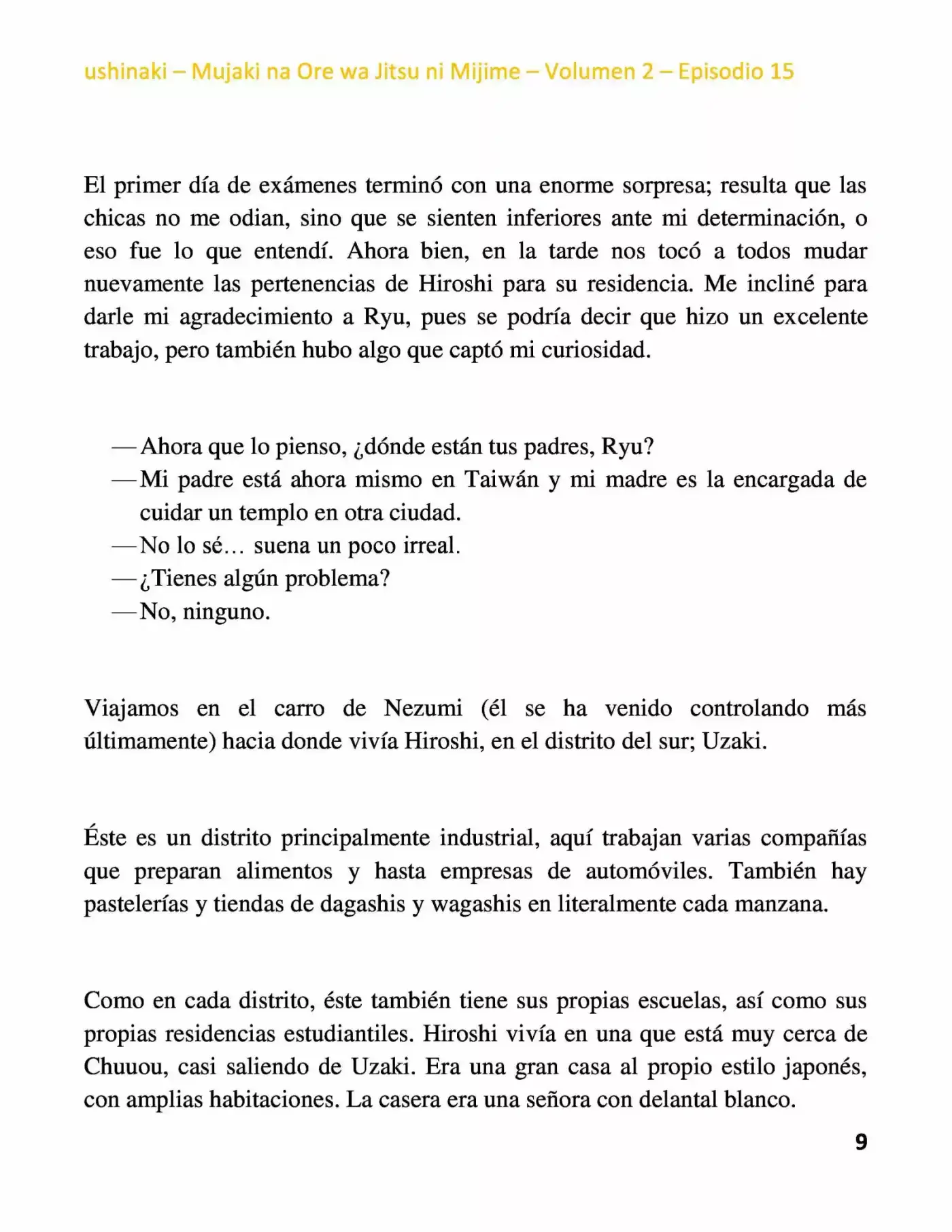 Mujaki na Ore wa Jitsu ni Mijime (2017) - Capítulo 15 - Página 9 - LectorTMOo