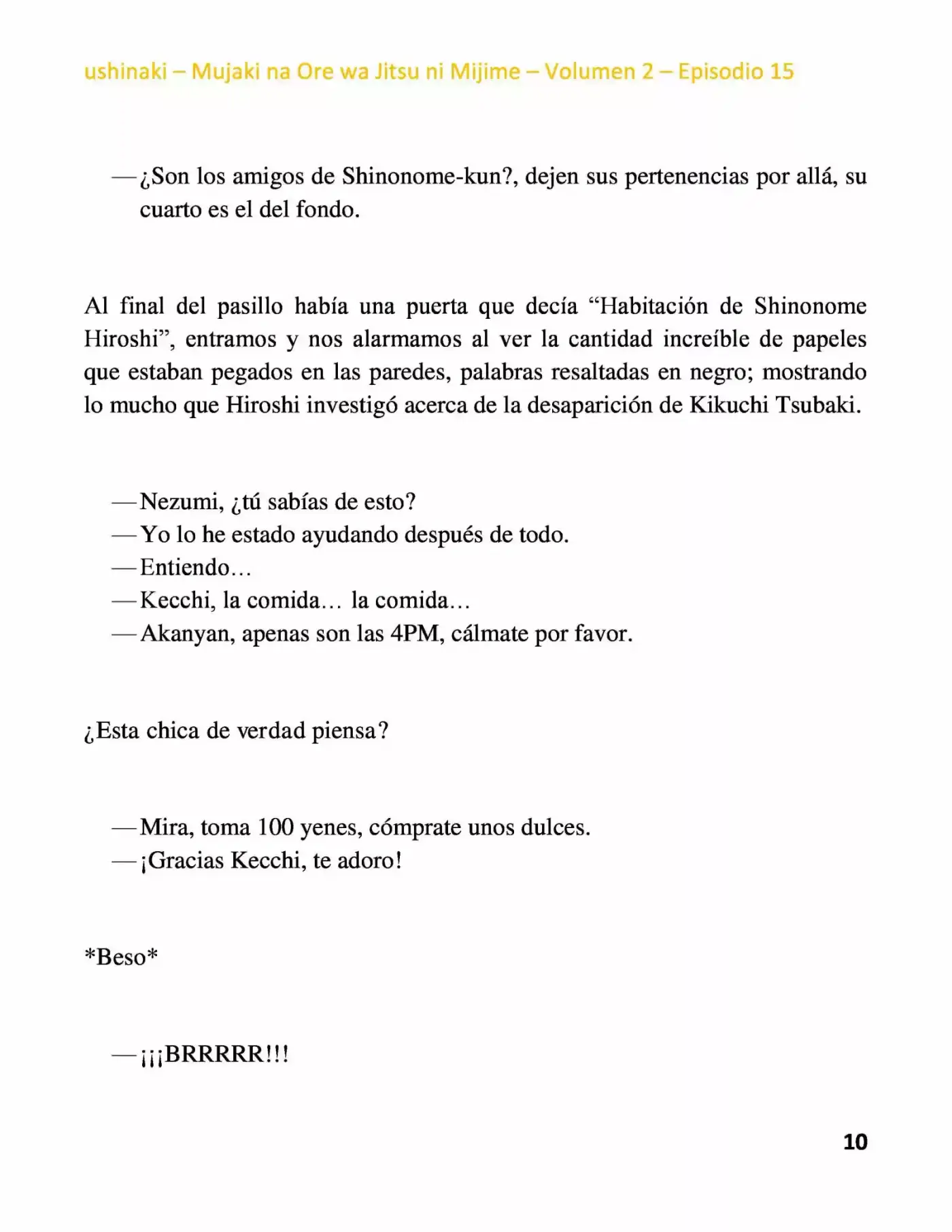 Mujaki na Ore wa Jitsu ni Mijime (2017) - Capítulo 15 - Página 10 - LectorTMOo
