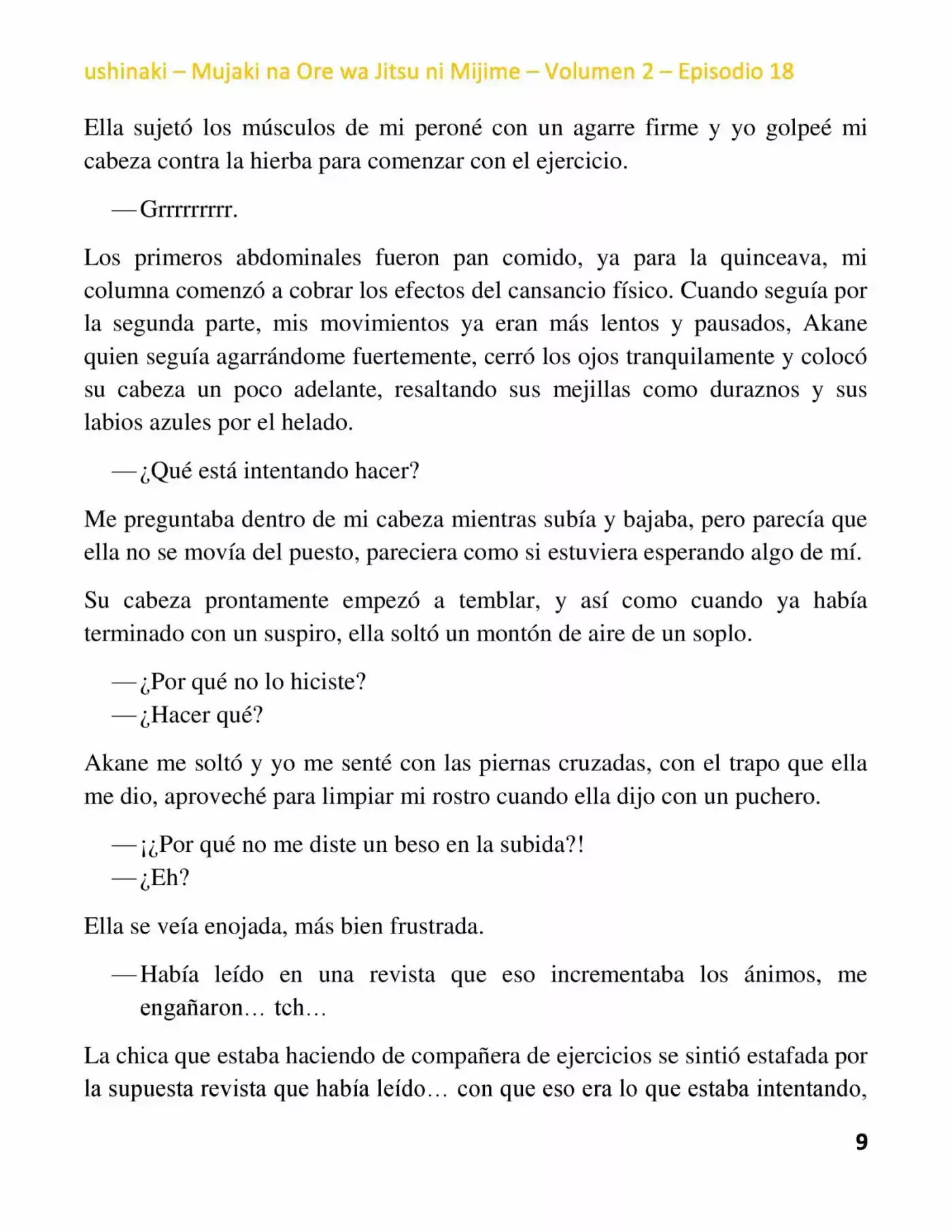 Mujaki na Ore wa Jitsu ni Mijime (2017) - Capítulo 18 - Página 9 - LectorTMOo