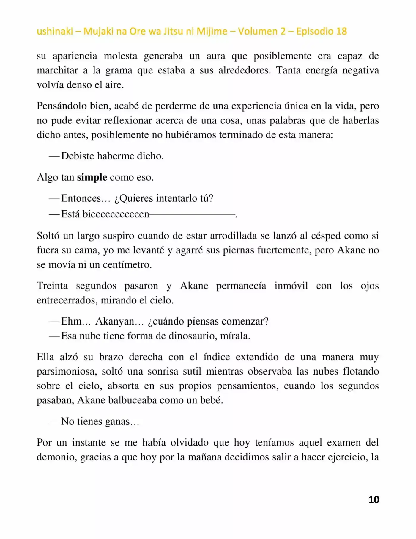 Mujaki na Ore wa Jitsu ni Mijime (2017) - Capítulo 18 - Página 10 - LectorTMOo