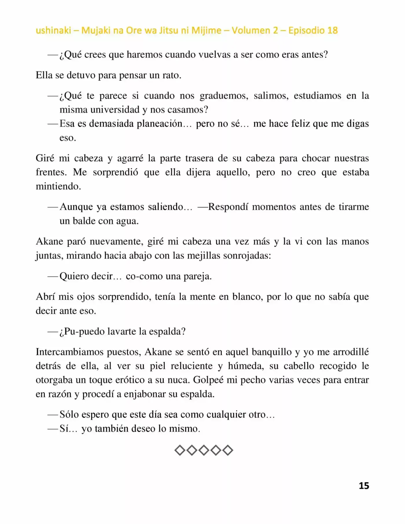 Mujaki na Ore wa Jitsu ni Mijime (2017) - Capítulo 18 - Página 15 - LectorTMOo