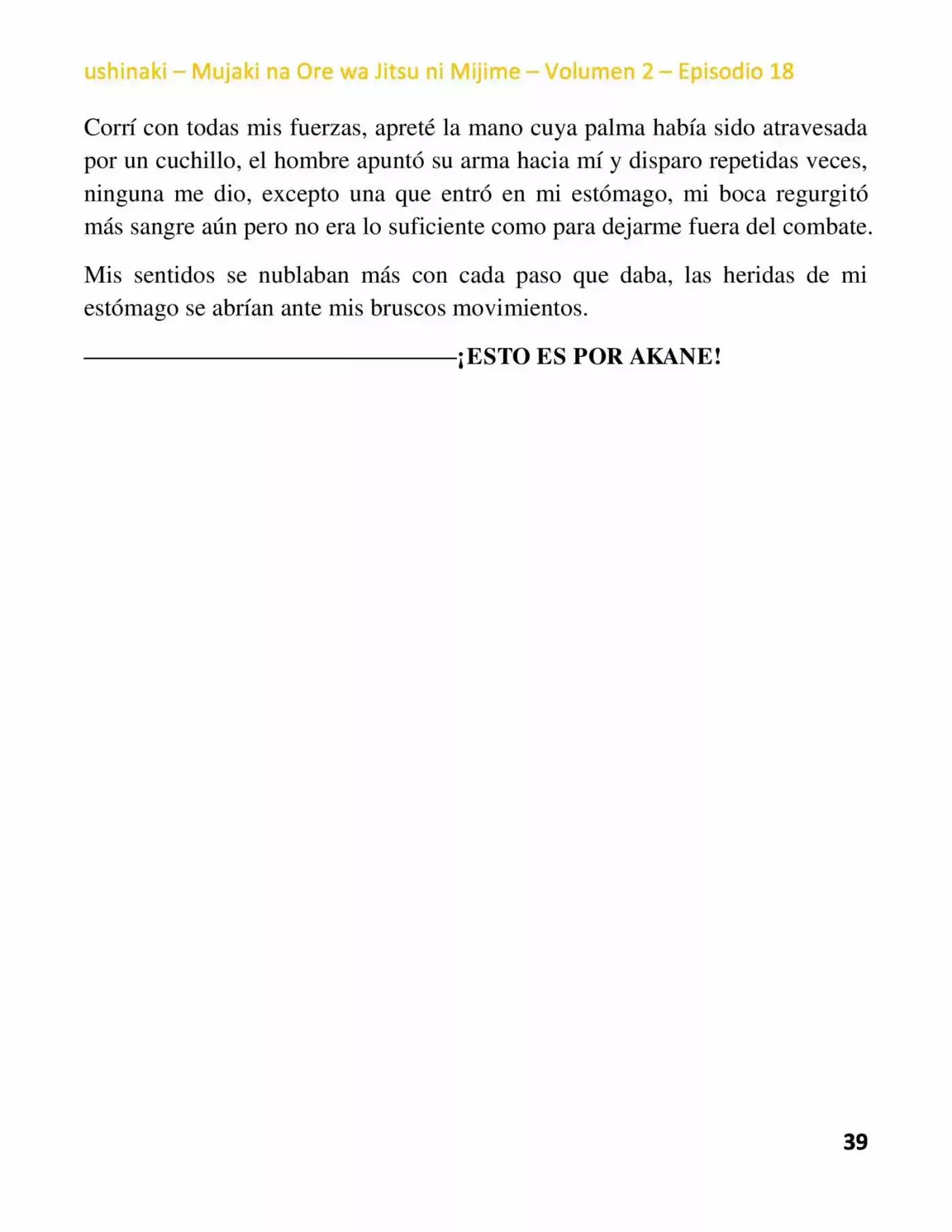Mujaki na Ore wa Jitsu ni Mijime (2017) - Capítulo 18 - Página 39 - LectorTMOo