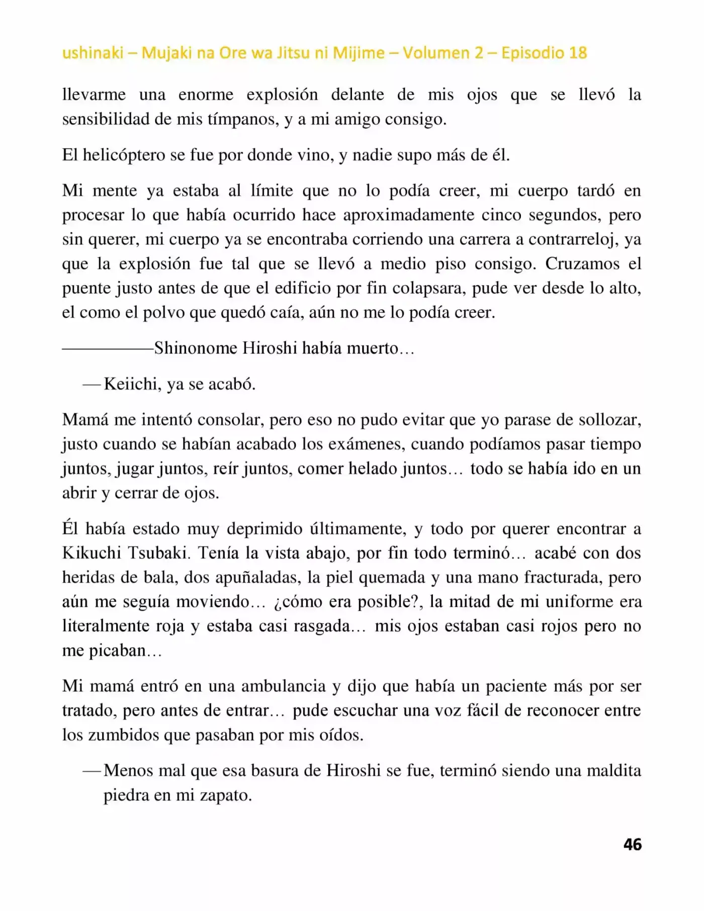 Mujaki na Ore wa Jitsu ni Mijime (2017) - Capítulo 18 - Página 46 - LectorTMOo
