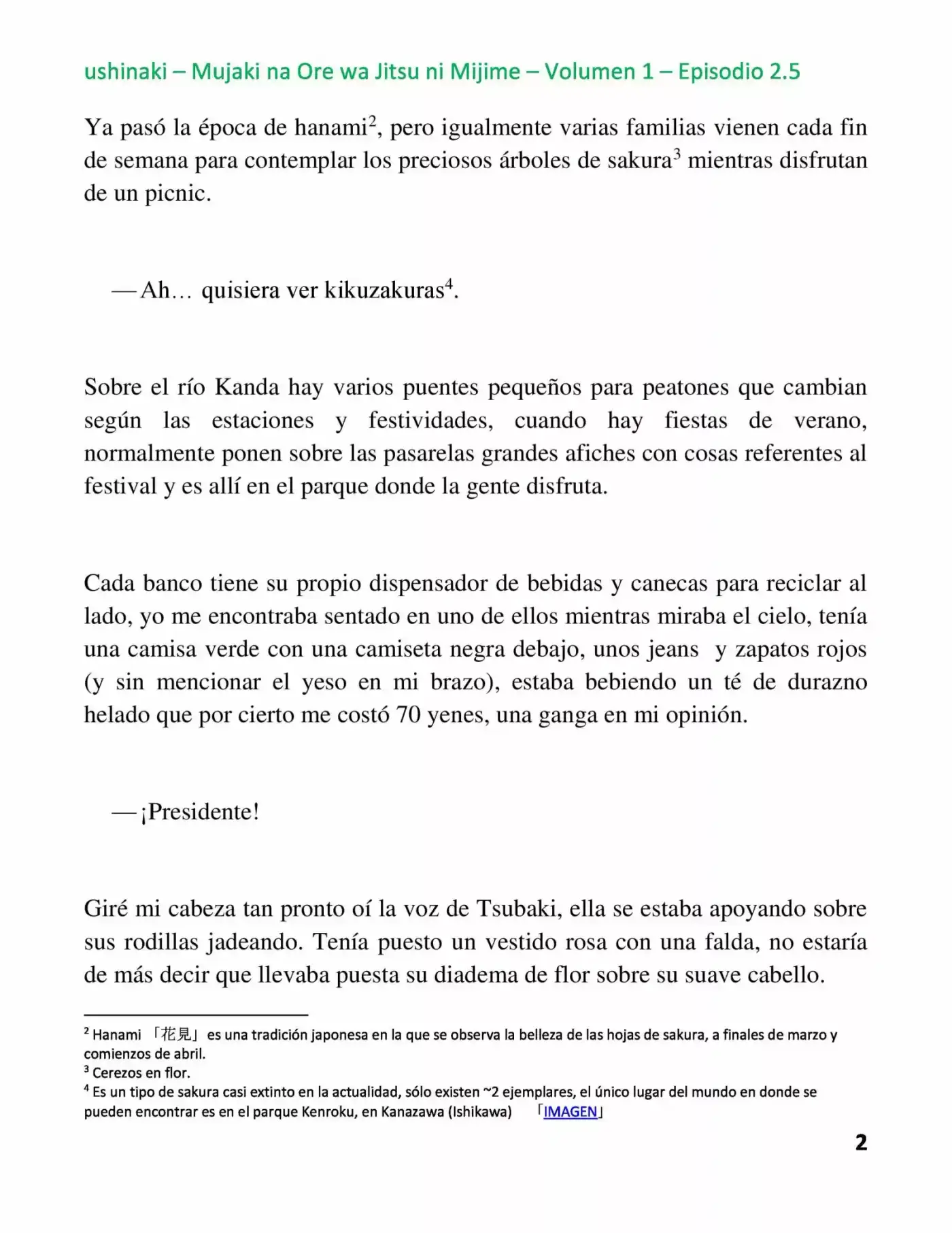 Mujaki na Ore wa Jitsu ni Mijime (2017) - Capítulo 2.5 - Página 2 - LectorTMOo