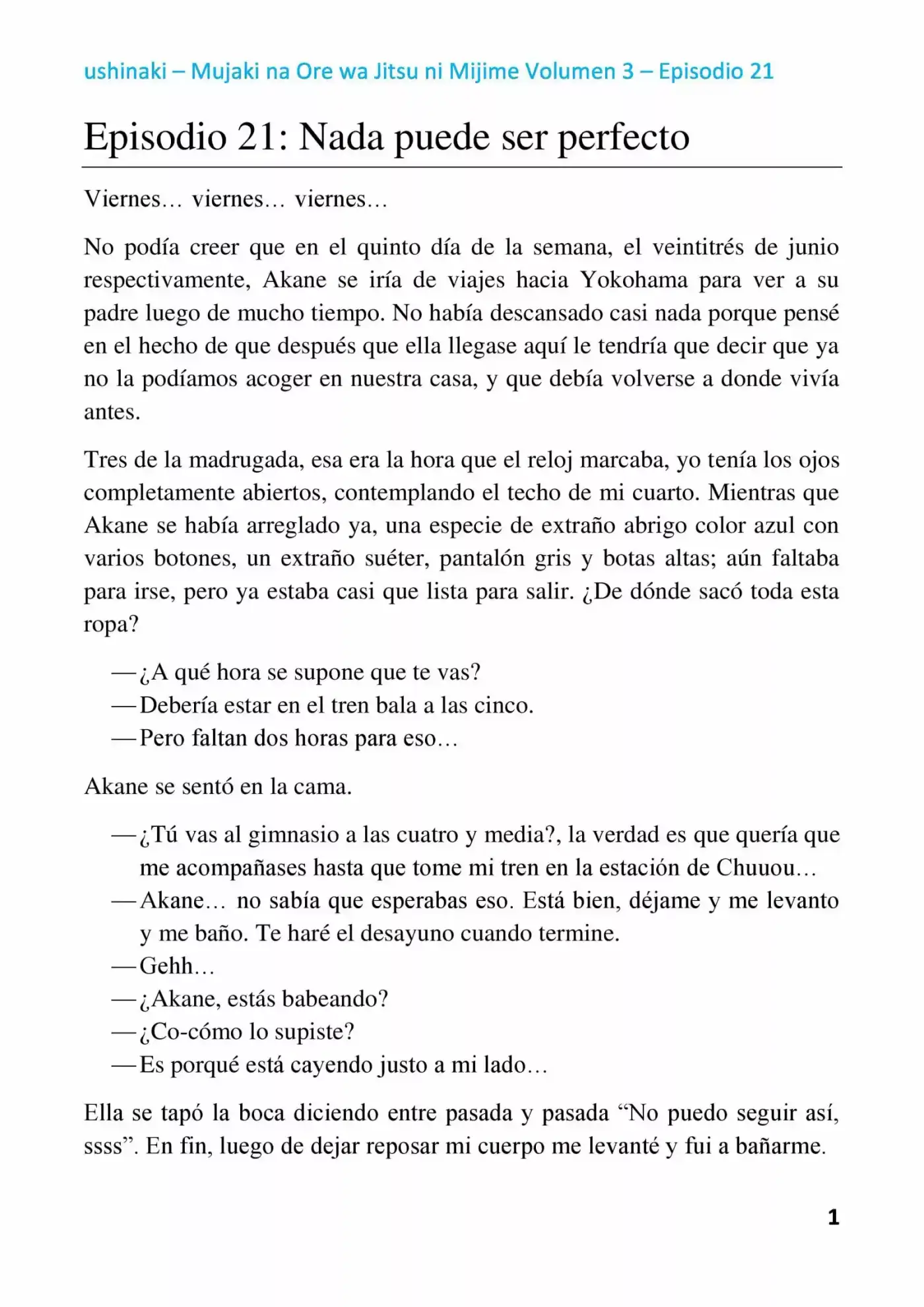 Mujaki na Ore wa Jitsu ni Mijime (2017) - Capítulo 21 - Página 1 - LectorTMOo