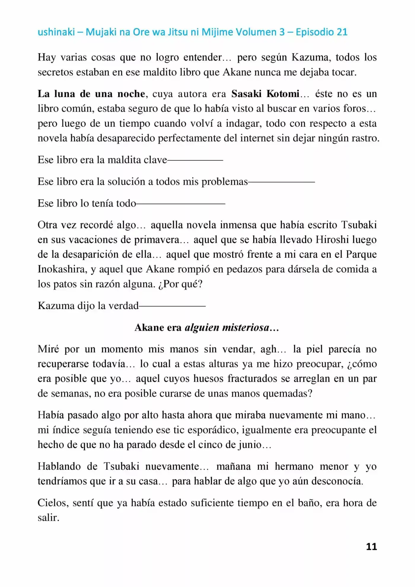Mujaki na Ore wa Jitsu ni Mijime (2017) - Capítulo 21 - Página 11 - LectorTMOo
