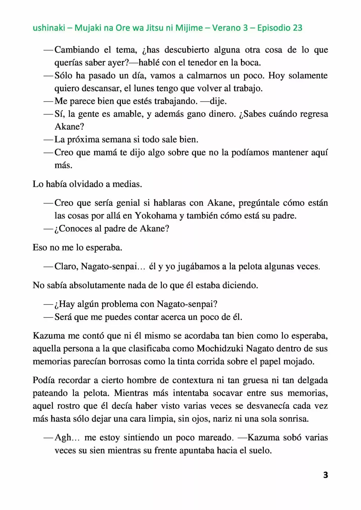 Mujaki na Ore wa Jitsu ni Mijime (2017) - Capítulo 23 - Página 3 - LectorTMOo