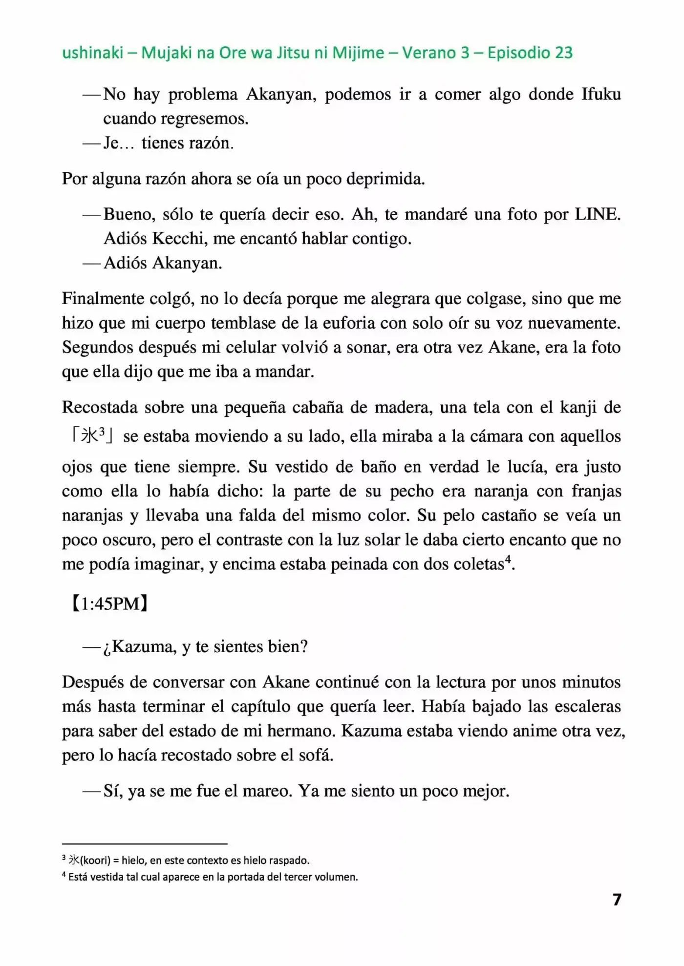 Mujaki na Ore wa Jitsu ni Mijime (2017) - Capítulo 23 - Página 7 - LectorTMOo