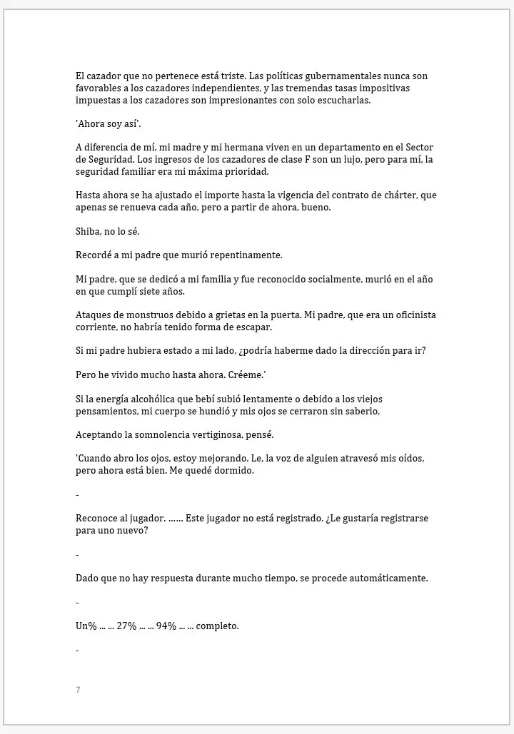 Murim Login (Novela) - Capítulo 1.1 - Página 7 - LectorTMOo
