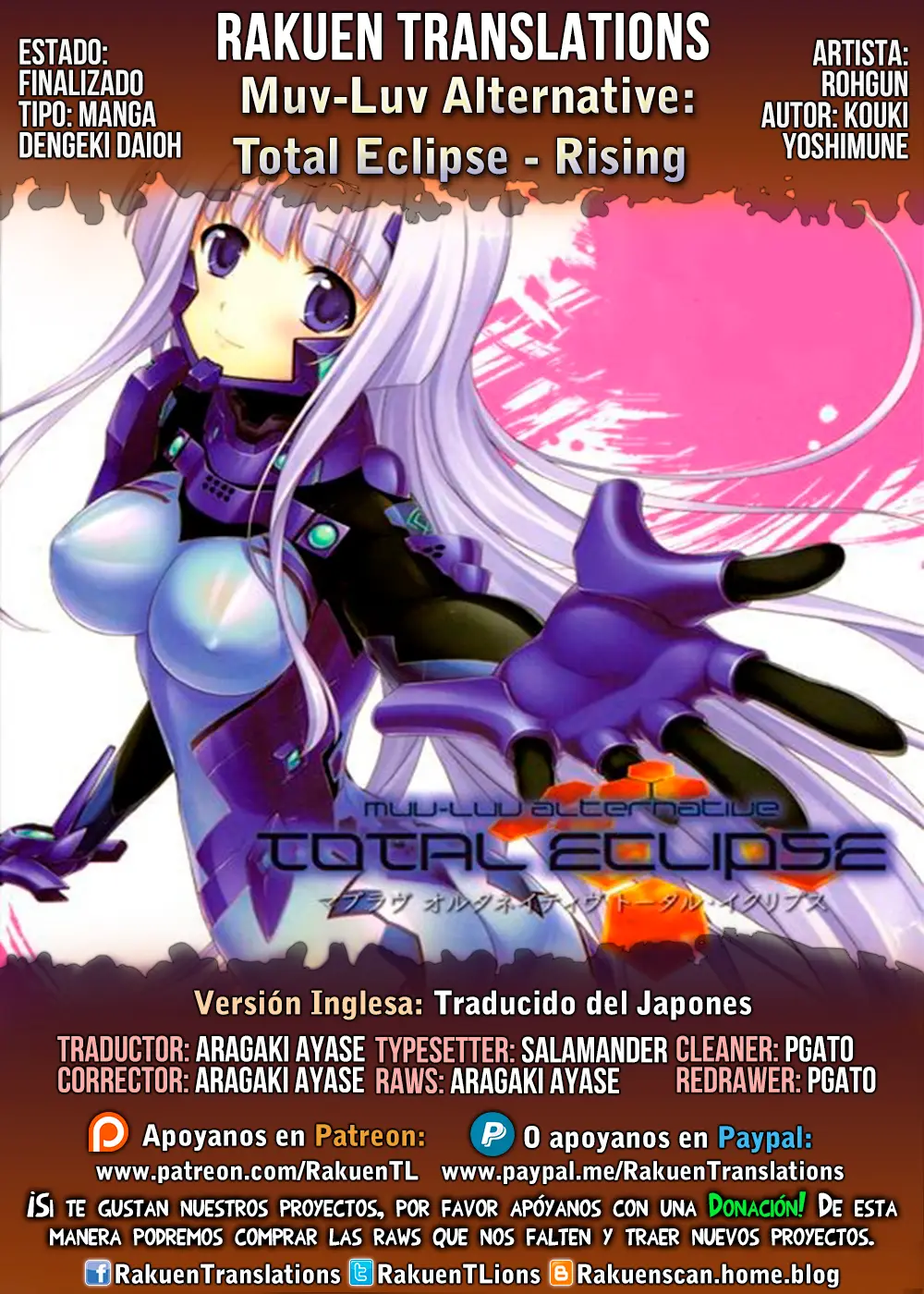 Muv-Luv Alternative: Total Eclipse - Rising (2012) - Capítulo 3 - Página 1 - LectorTMOo