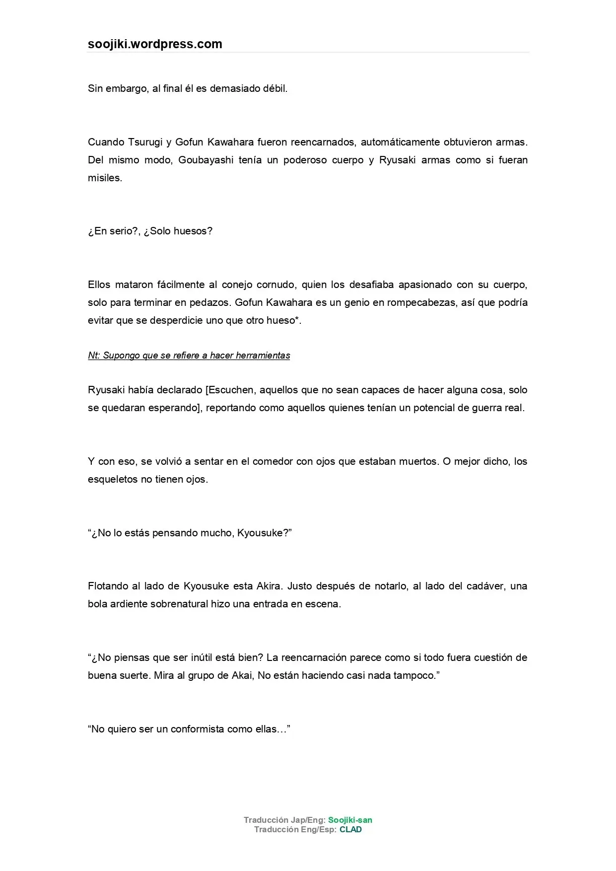 My Entire Class Has Been Reincarnated – I Became the Weakest Skeleton! (2014) - Capítulo 2.1 - Página 5 - LectorTMOo
