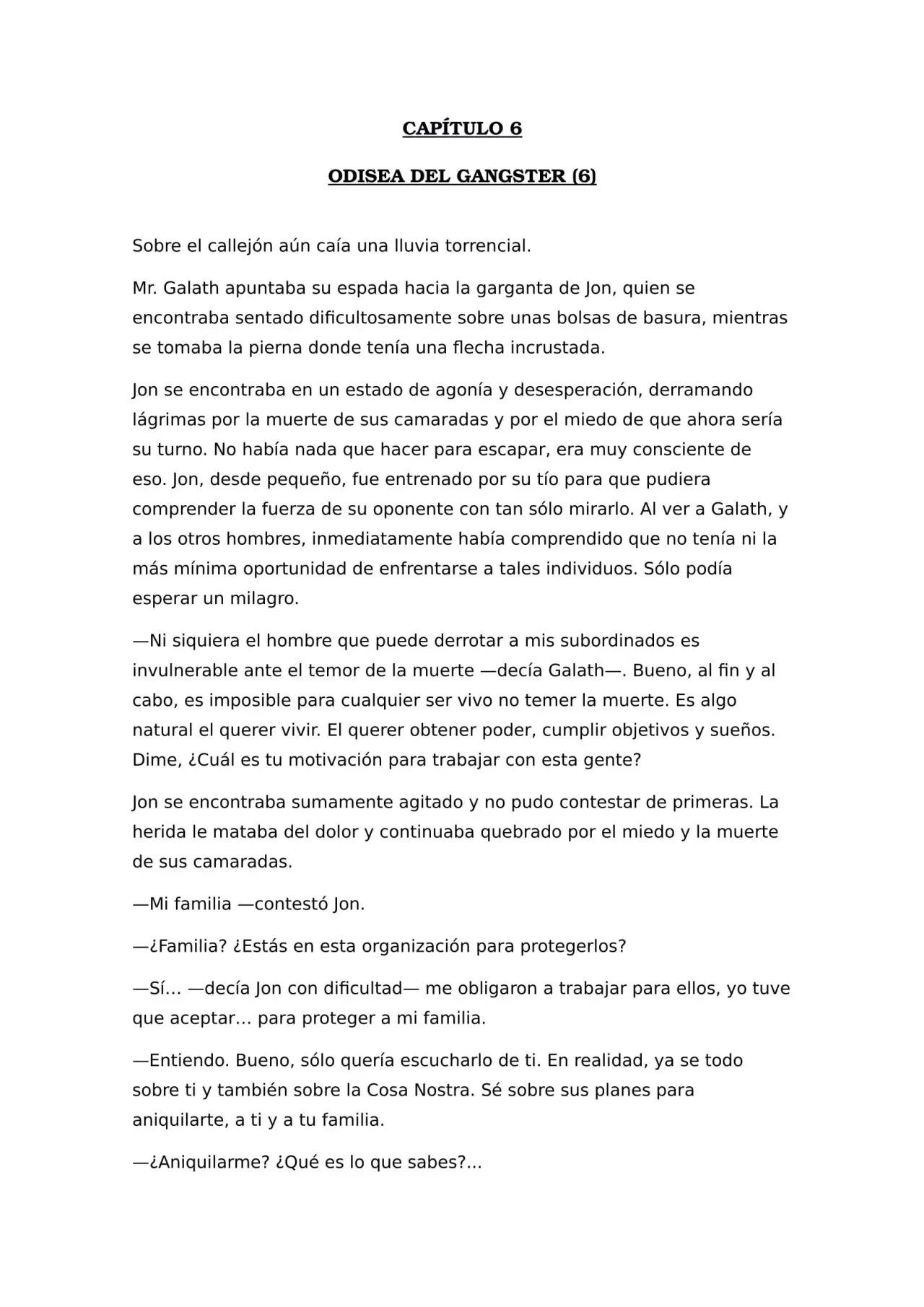 N.E.O. «Never Ending Odyssey» (2019) - Capítulo 6 - Página 1 - LectorTMOo