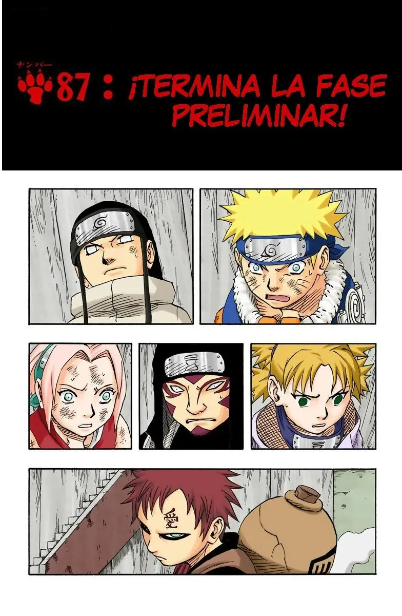 Naruto Color (1999) - Capítulo 87 - Página 1 - LectorTMOo