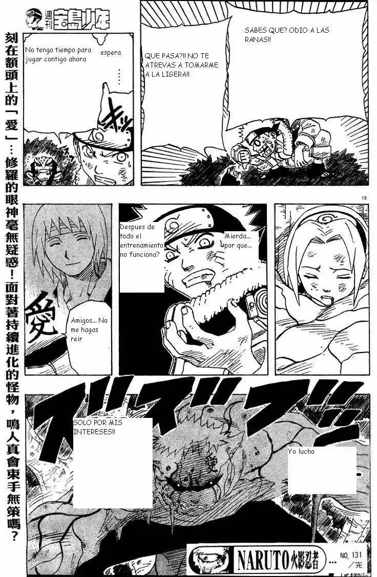 Naruto (1999) - Capítulo 131 - Página 19 - LectorTMOo
