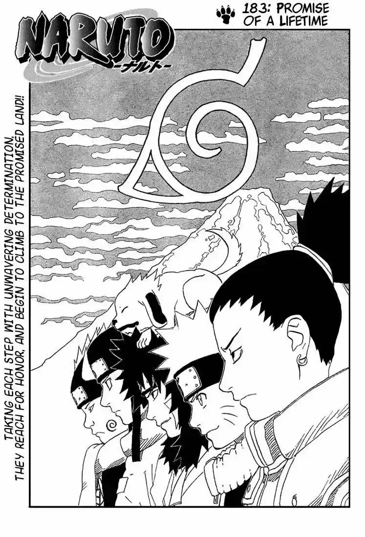 Naruto (1999) - Capítulo 183 - Página 1 - LectorTMOo