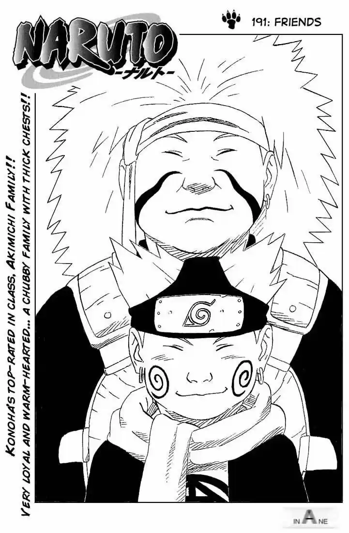 Naruto (1999) - Capítulo 191 - Página 1 - LectorTMOo