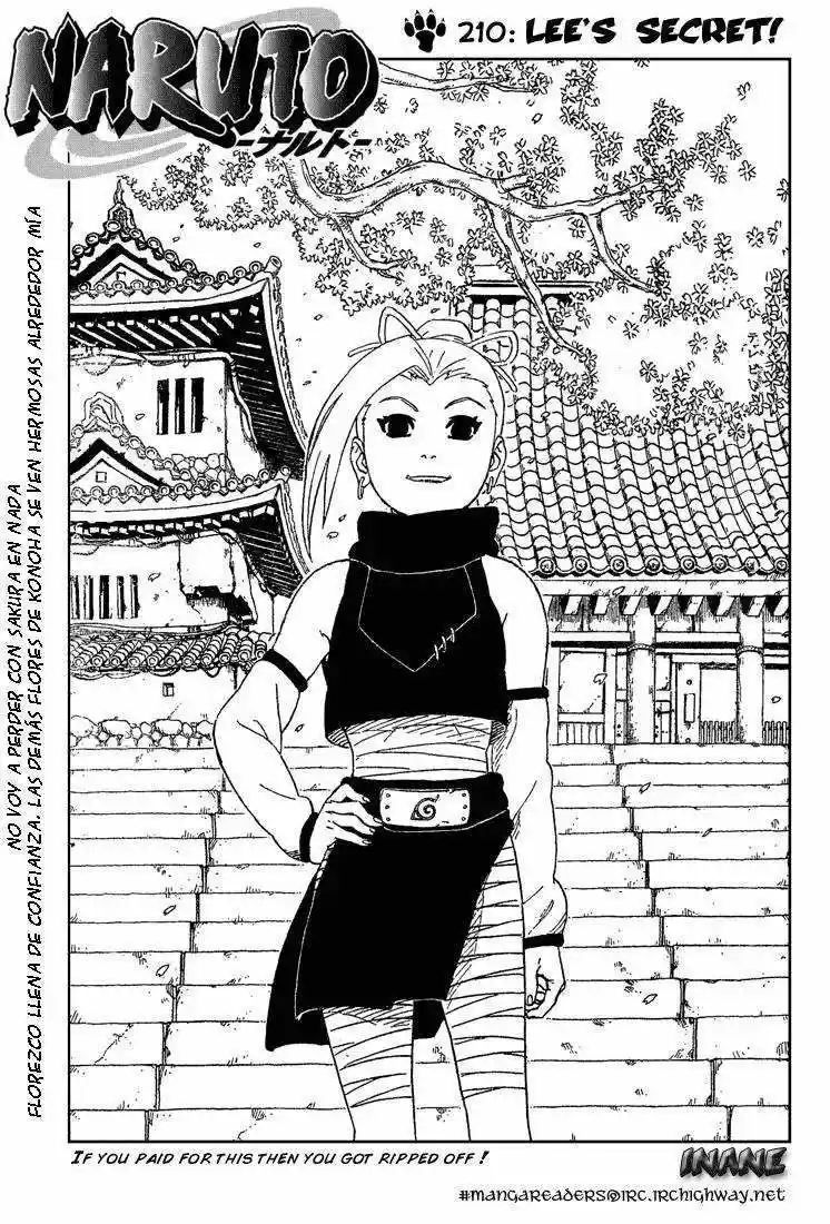 Naruto (1999) - Capítulo 210 - Página 1 - LectorTMOo