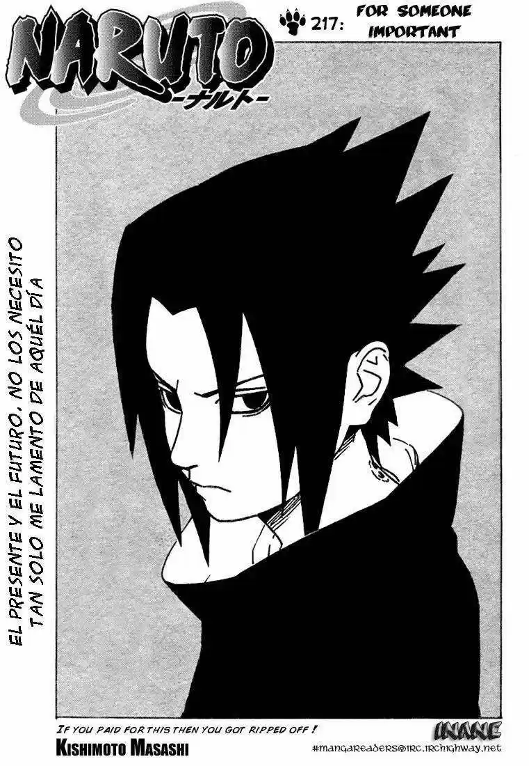 Naruto (1999) - Capítulo 217 - Página 1 - LectorTMOo