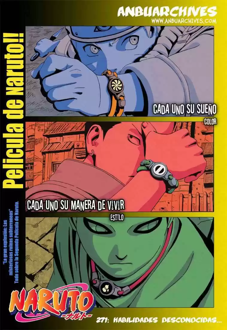 Naruto (1999) - Capítulo 271 - Página 1 - LectorTMOo