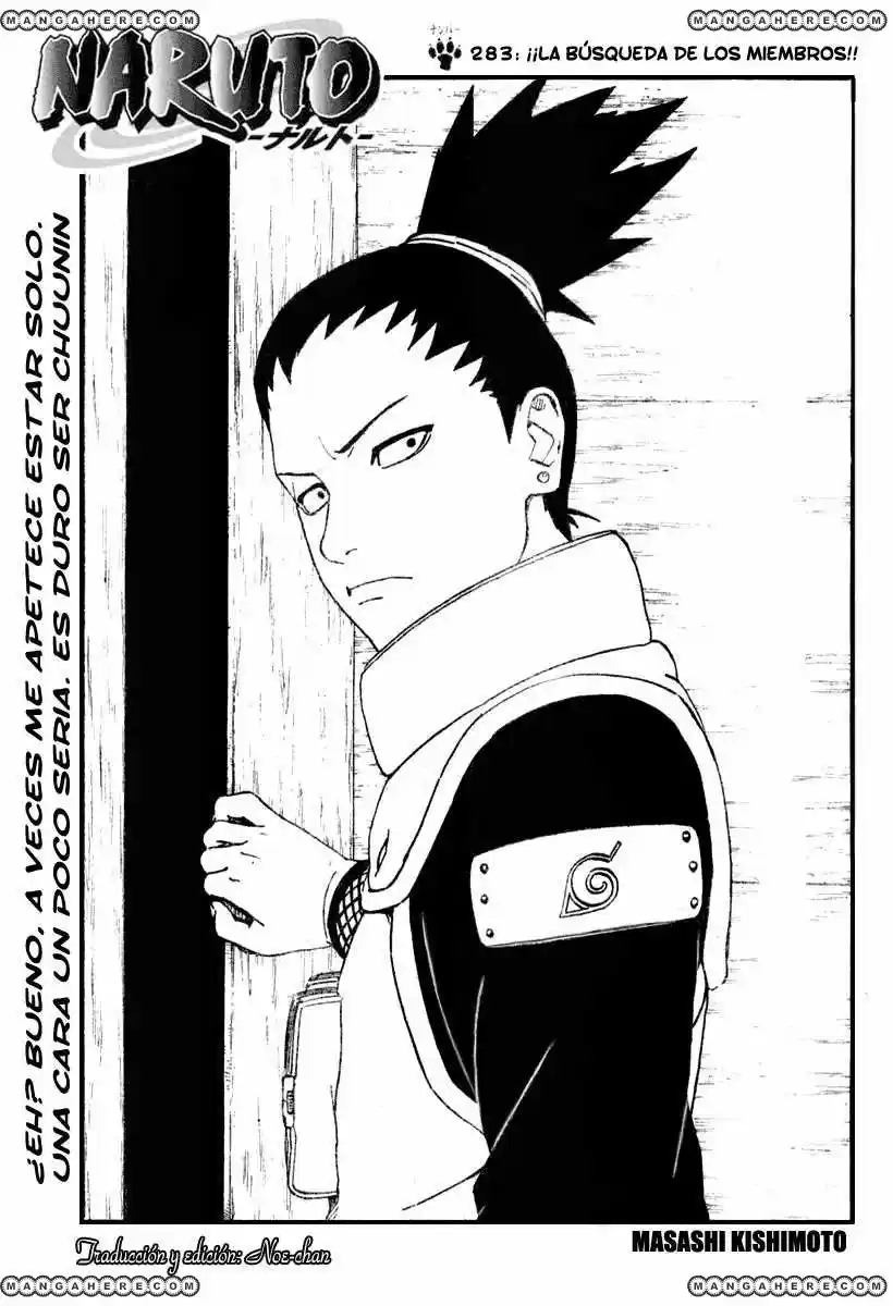 Naruto (1999) - Capítulo 283 - Página 1 - LectorTMOo