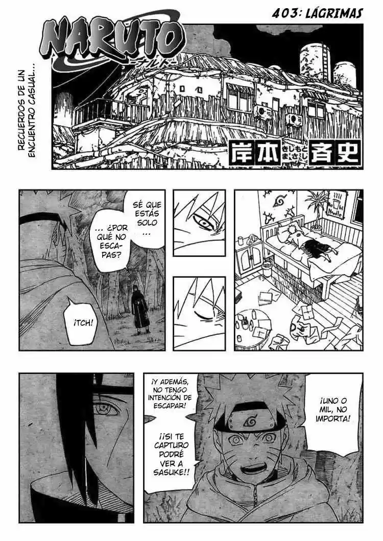 Naruto (1999) - Capítulo 403 - Página 1 - LectorTMOo