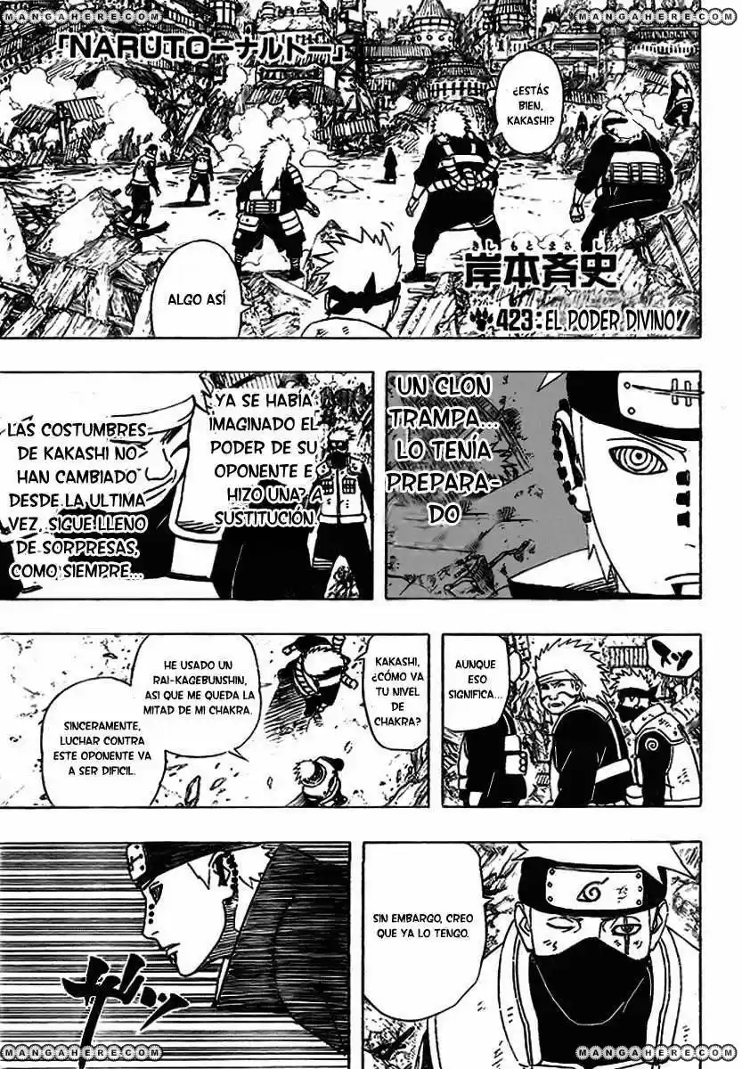 Naruto (1999) - Capítulo 423 - Página 1 - LectorTMOo