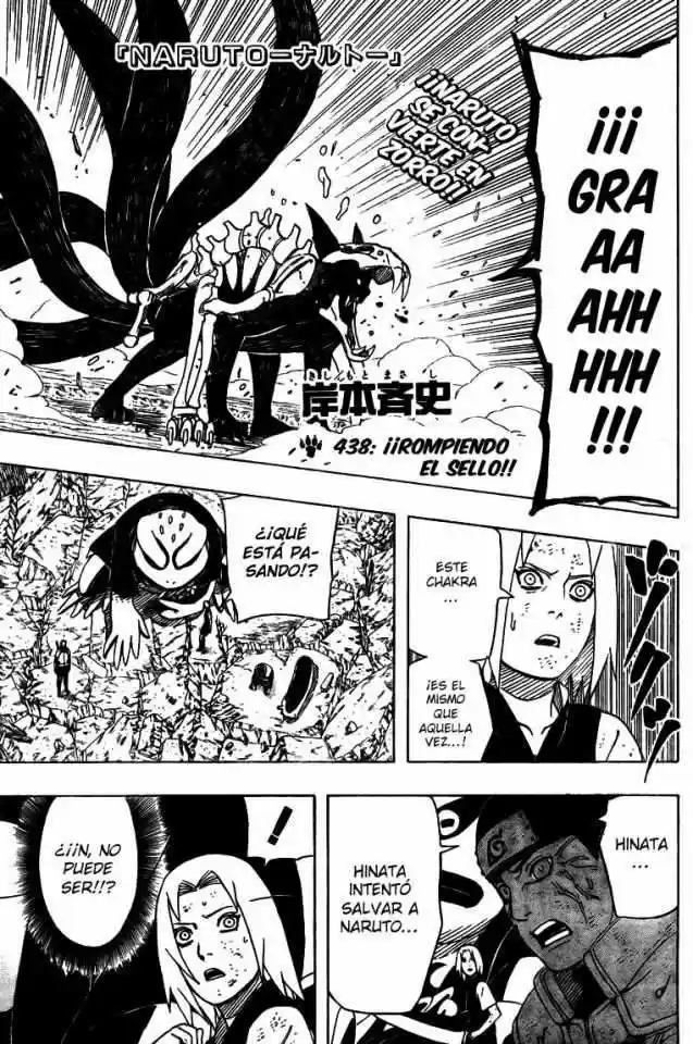 Naruto (1999) - Capítulo 438 - Página 1 - LectorTMOo