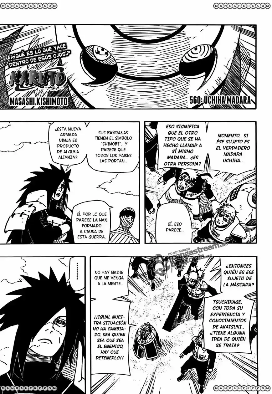 Naruto (1999) - Capítulo 560 - Página 1 - LectorTMOo