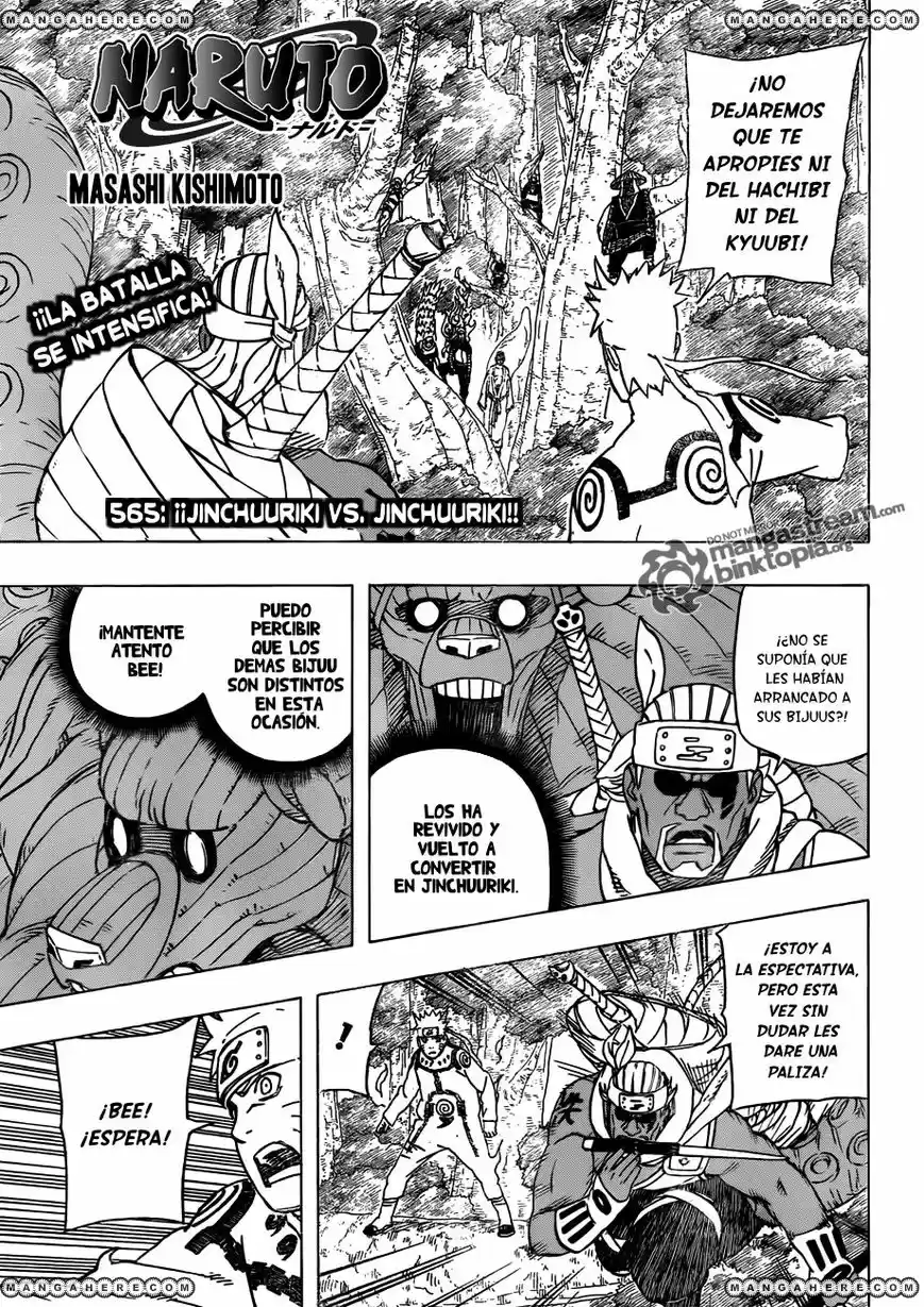 Naruto (1999) - Capítulo 565 - Página 1 - LectorTMOo