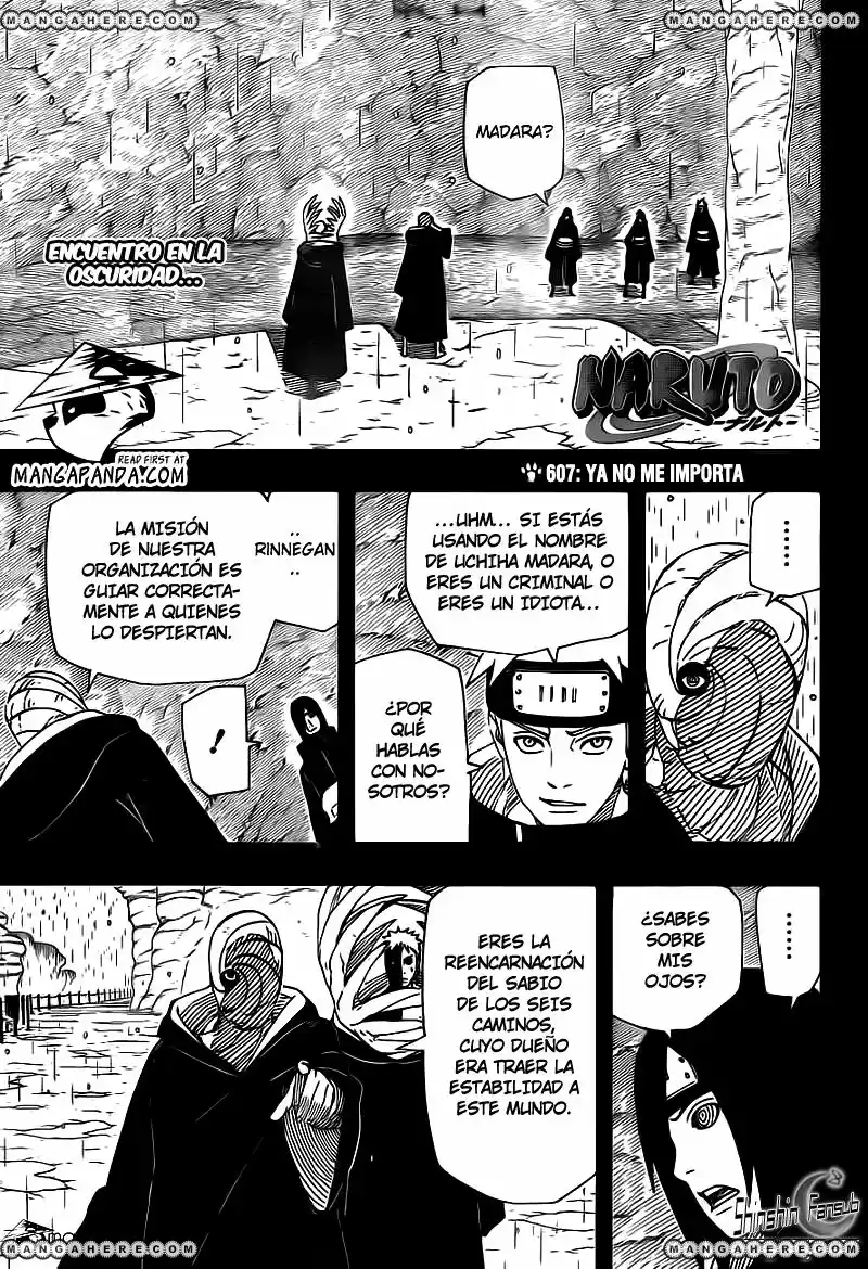 Naruto (1999) - Capítulo 607 - Página 1 - LectorTMOo
