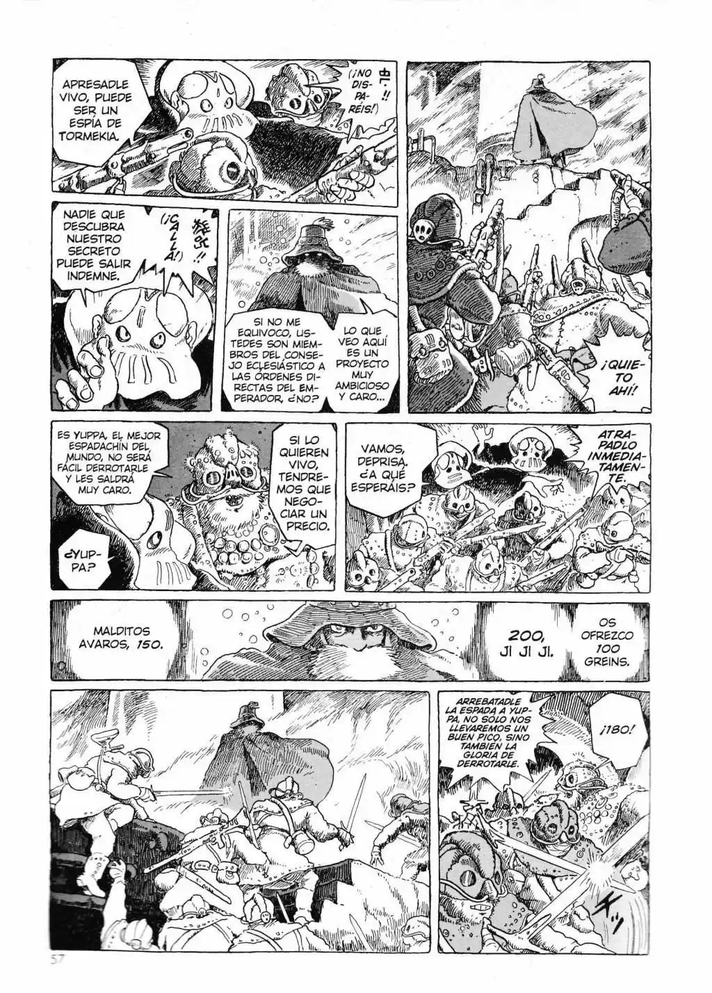 Nausicaä del Valle del Viento (1982) - Capítulo 2.01 - Página 58 - LectorTMOo