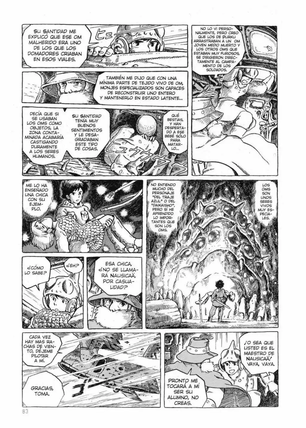 Nausicaä del Valle del Viento (1982) - Capítulo 2.01 - Página 84 - LectorTMOo