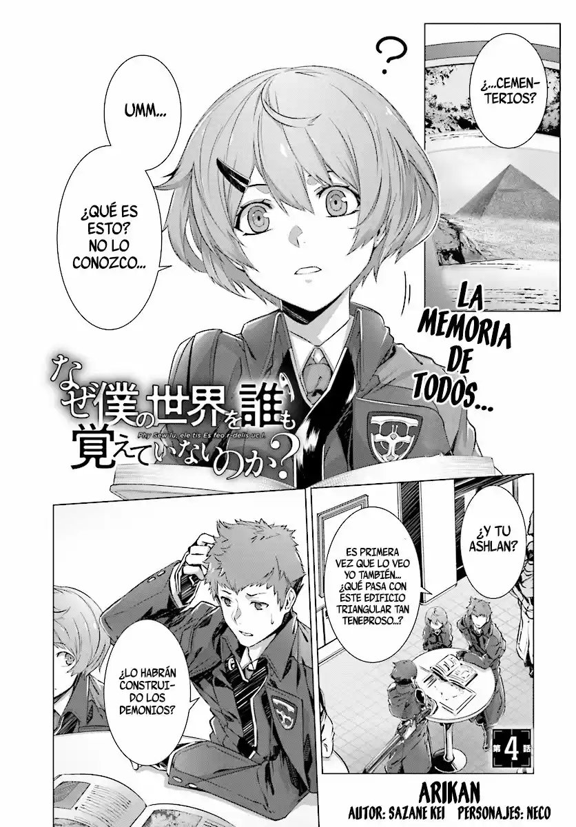 Naze Boku no Sekai wo Daremo Oboeteinai no ka? (2018) - Capítulo 4 - Página 2 - LectorTMOo