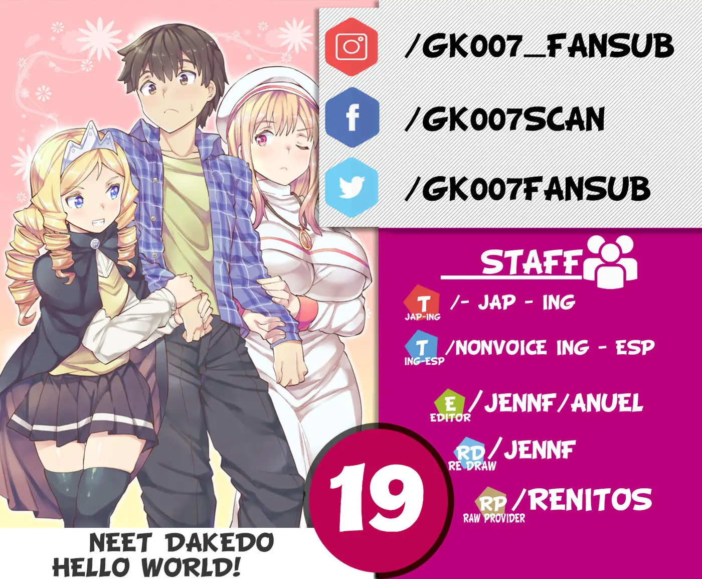 NEET dakedo Hello Work ni Ittara Isekai ni Tsuretekareta (2018) - Capítulo 19 - Página 1 - LectorTMOo
