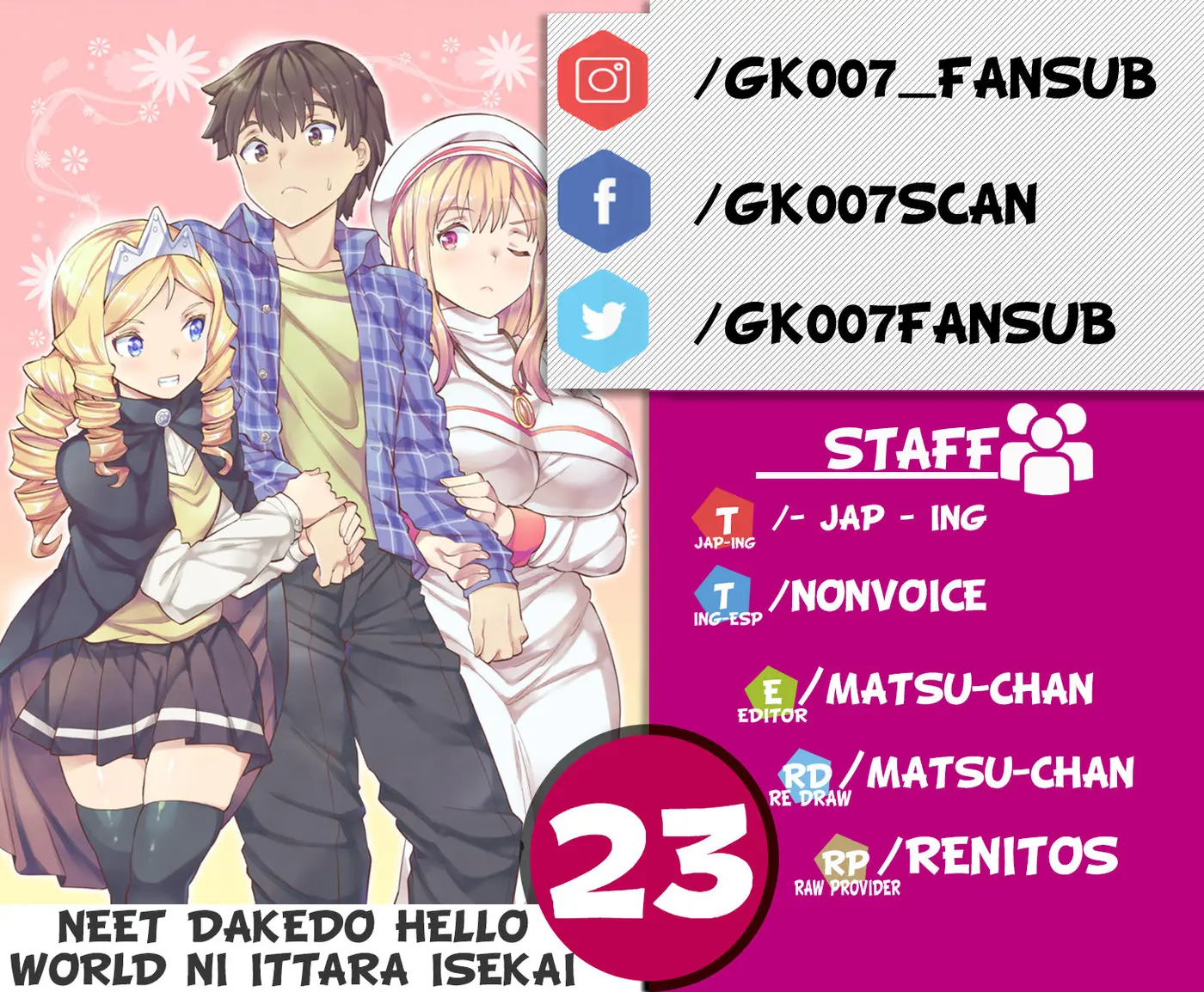 NEET dakedo Hello Work ni Ittara Isekai ni Tsuretekareta (2018) - Capítulo 23 - Página 1 - LectorTMOo