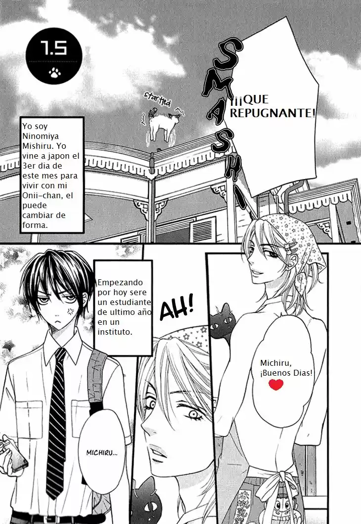 Nekoka Danshi No Shitsukekata (2009) - Capítulo 1.5 - Página 7 - LectorTMOo