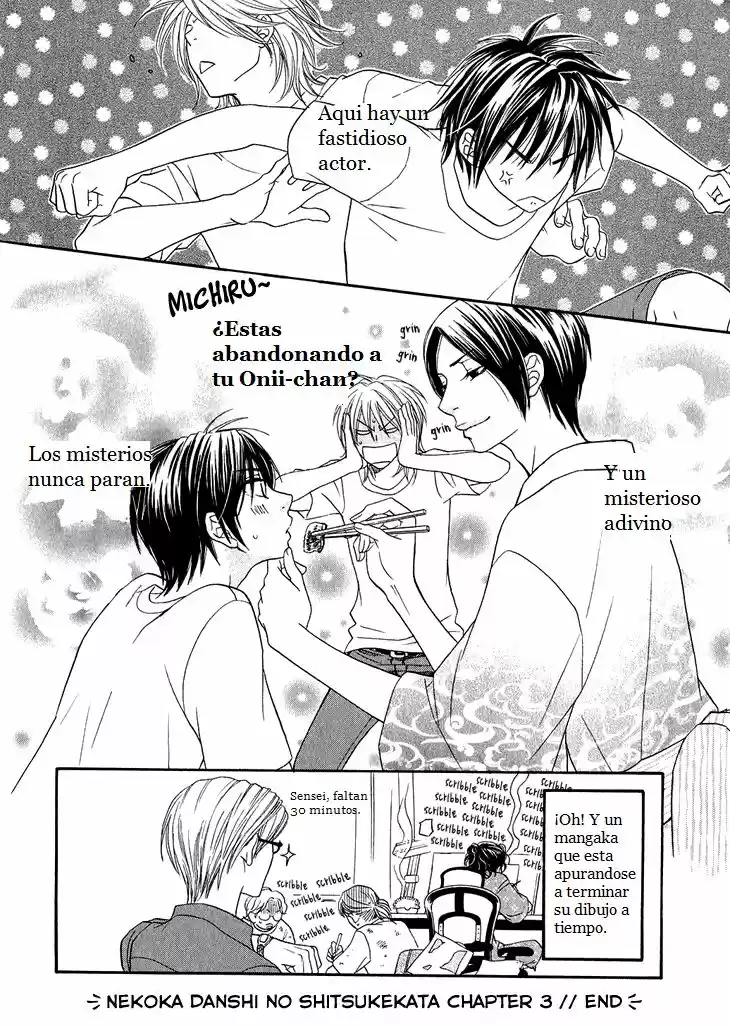 Nekoka Danshi No Shitsukekata (2009) - Capítulo 3 - Página 33 - LectorTMOo