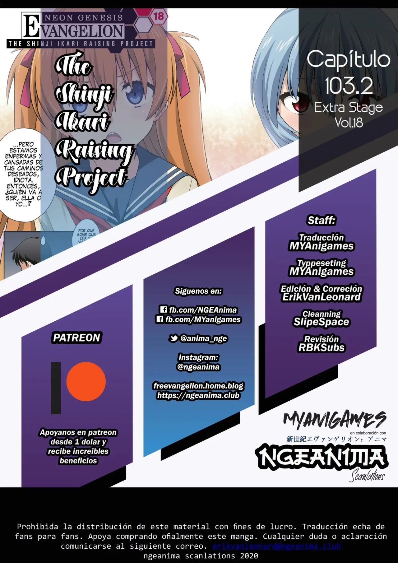 Neon Genesis Evangelion: Ikari Shinji Ikusei Keikaku (2003) - Capítulo 103.2 - Página 13 - LectorTMOo