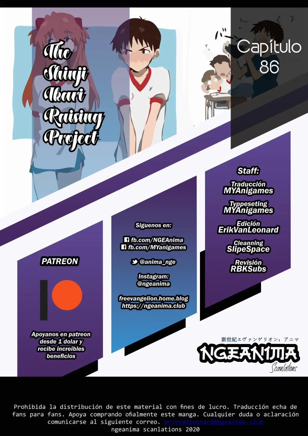 Neon Genesis Evangelion: Ikari Shinji Ikusei Keikaku (2003) - Capítulo 86 - Página 32 - LectorTMOo