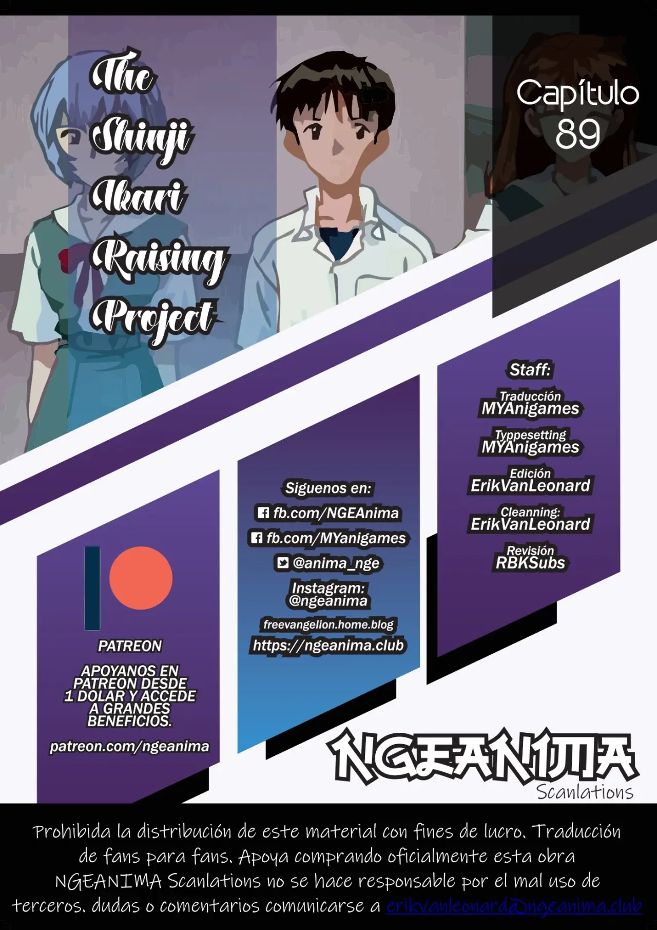 Neon Genesis Evangelion: Ikari Shinji Ikusei Keikaku (2003) - Capítulo 89 - Página 25 - LectorTMOo