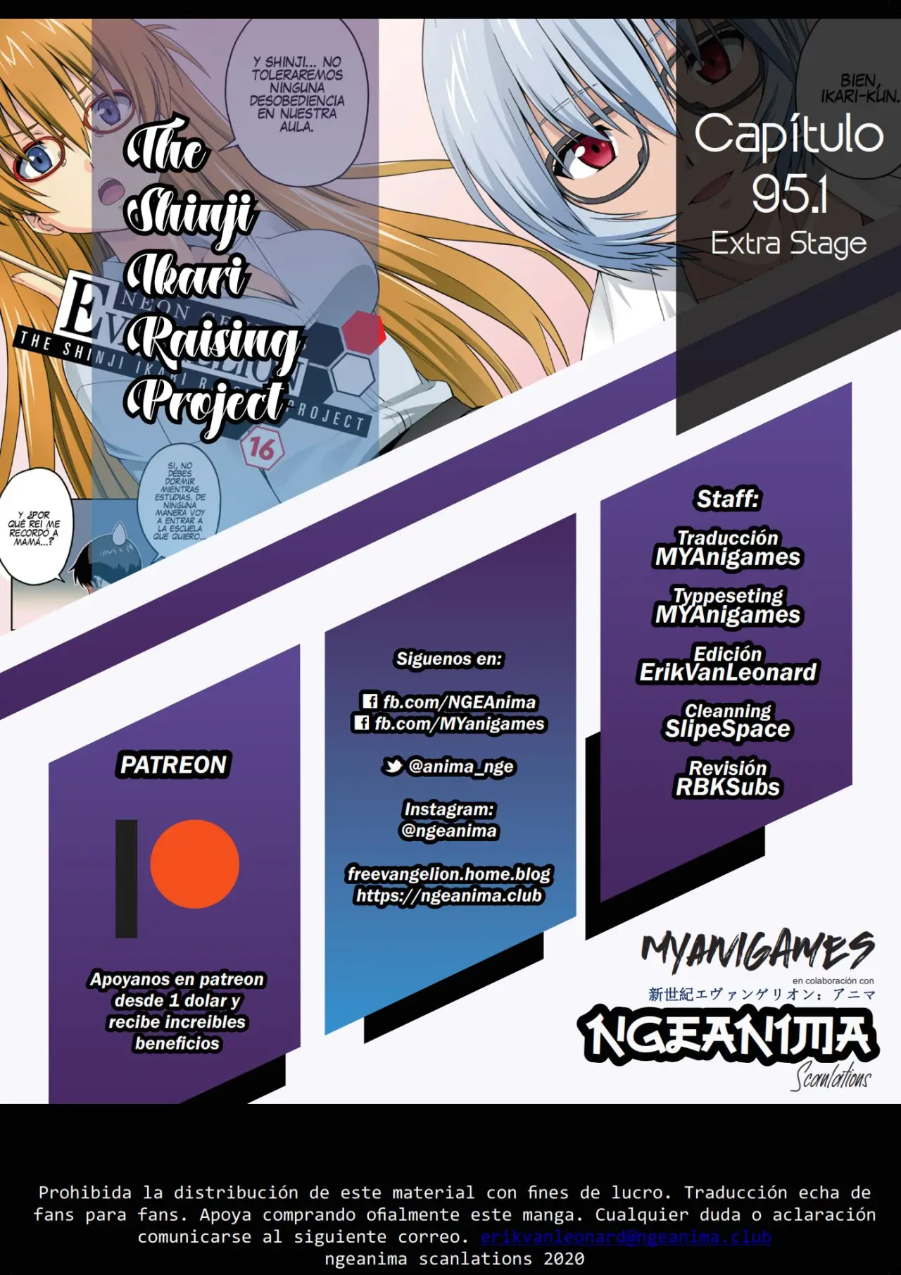 Neon Genesis Evangelion: Ikari Shinji Ikusei Keikaku (2003) - Capítulo 95.1 - Página 14 - LectorTMOo