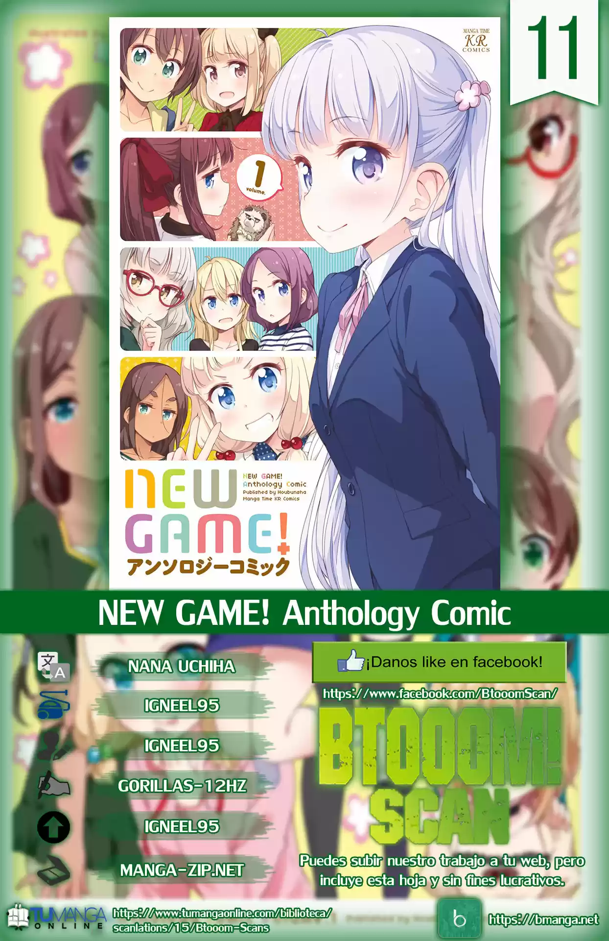 NEW GAME! Anthology Comic - Capítulo 10 - Página 1 - LectorTMOo