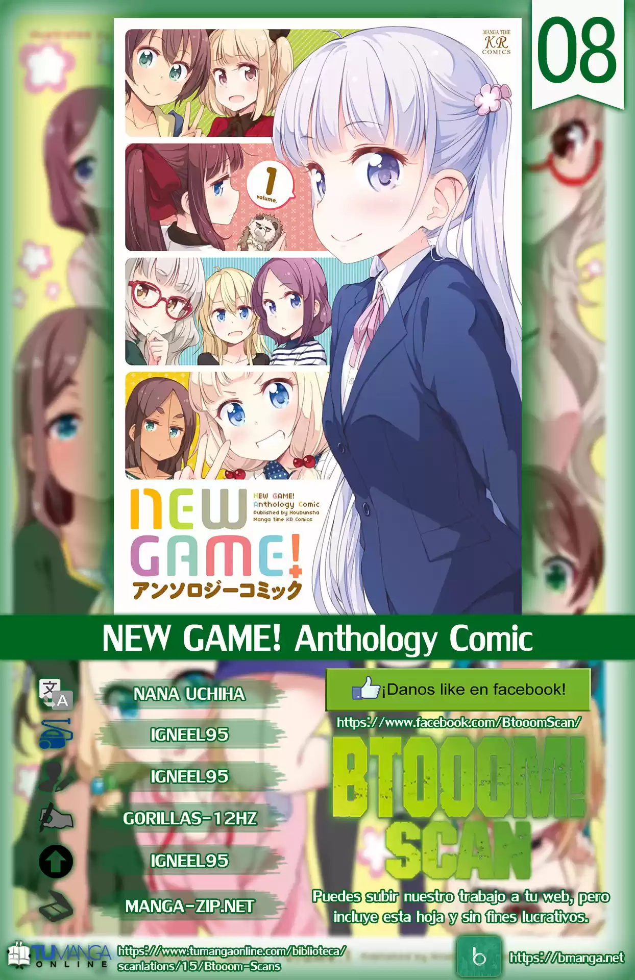 NEW GAME! Anthology Comic - Capítulo 8 - Página 1 - LectorTMOo