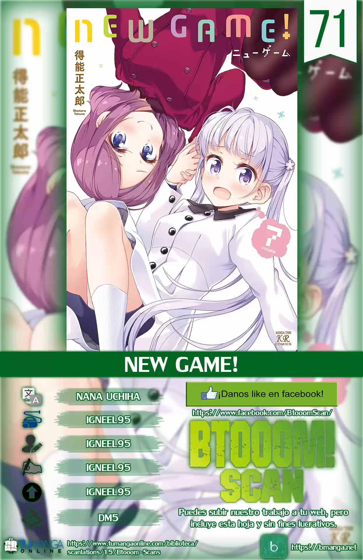 New Game + (2018) - Capítulo 71 - Página 1 - LectorTMOo